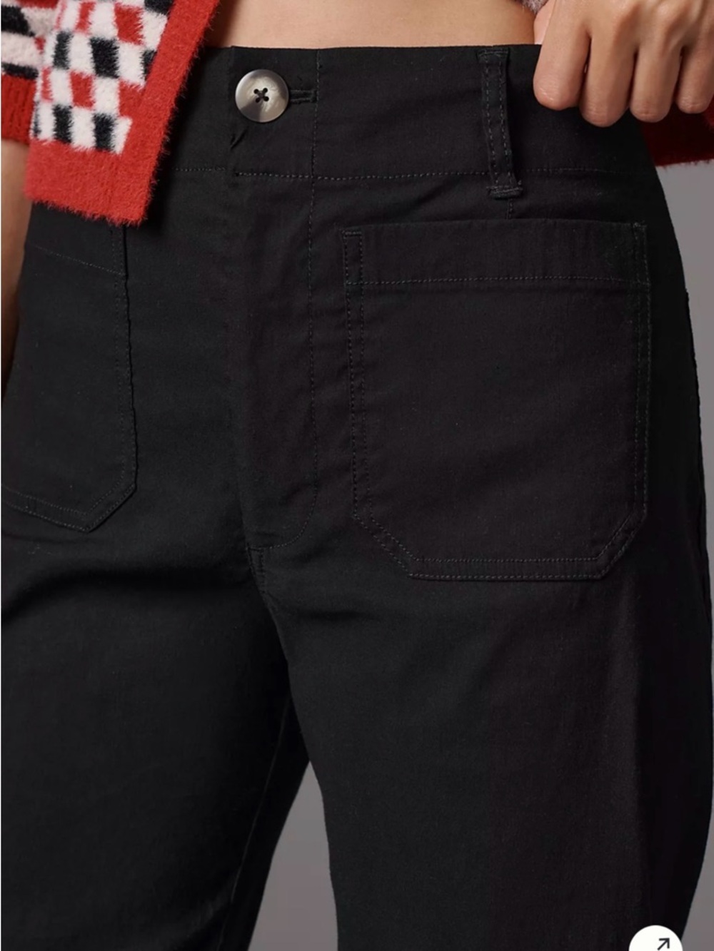 Maeve The Colette High Rise Wide Leg Crop Pant NWT - Picture 4 of 7